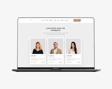 начальная рабочая страница веб-студии